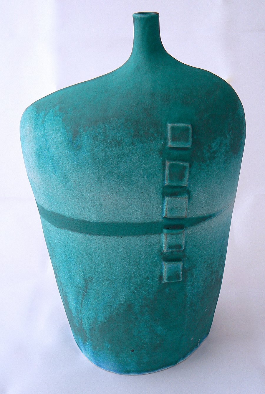 "SALE"Further Reduction  Large Turquoise Bottle