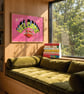 Welcome To The Mad House Art Print, Colourful Wall Art, Gallery Wall Hanging  - Image 4