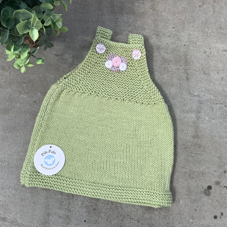 Baby Girl Knitted Dress for Small Newborn 