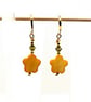 Spring Flower Shell and Crystal Earrings - Image 5