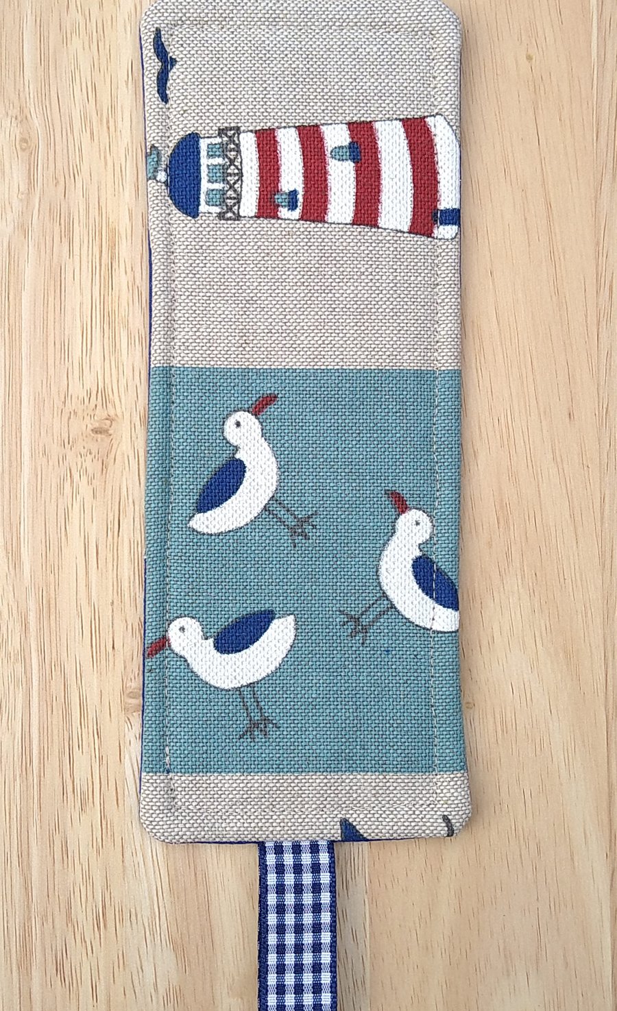 Bookmark with seagulls 