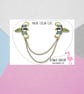 Magpie Collar Chain - Hard Enamel Pin - Jewellery