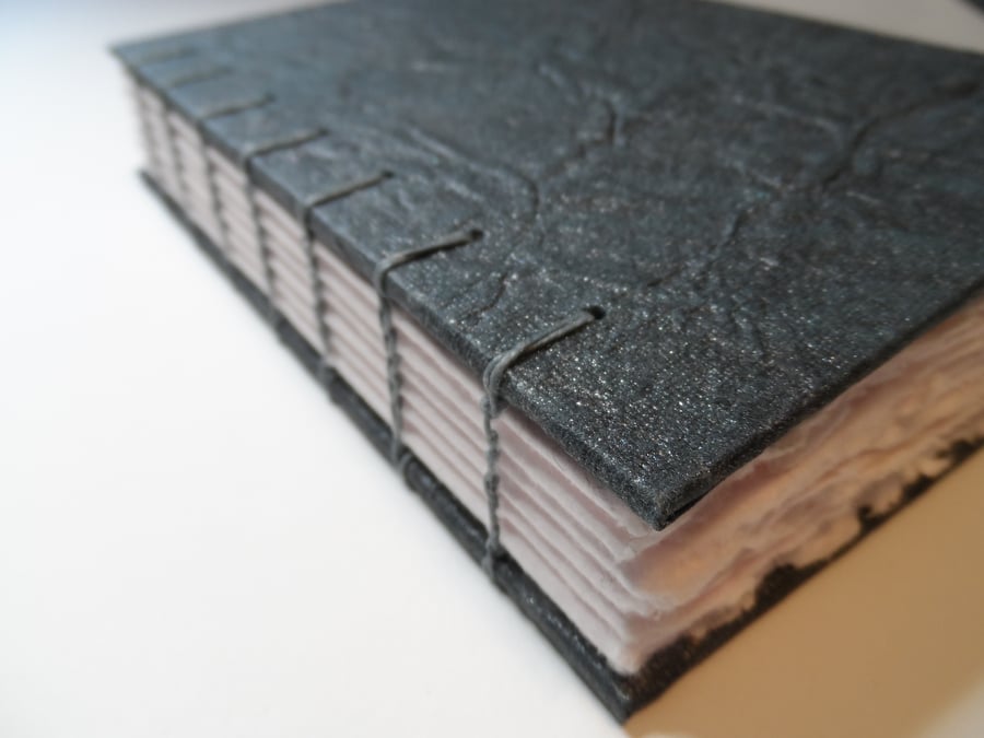 Handmade Coptic stitch book 43