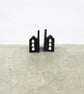 Titanium studs Tin mine house stud earrings - Cornwall - Cornish - Kernow  - Image 1