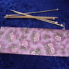 Floral Knitting Needle Case - Needles not included
