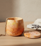 Sunrise Orange Marbled Star Adorned Jewellery Box 