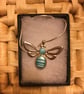 Azure Bumble Bee Pendant - Image 7