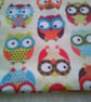 Colourful Owls Fabric Bag - Image 3