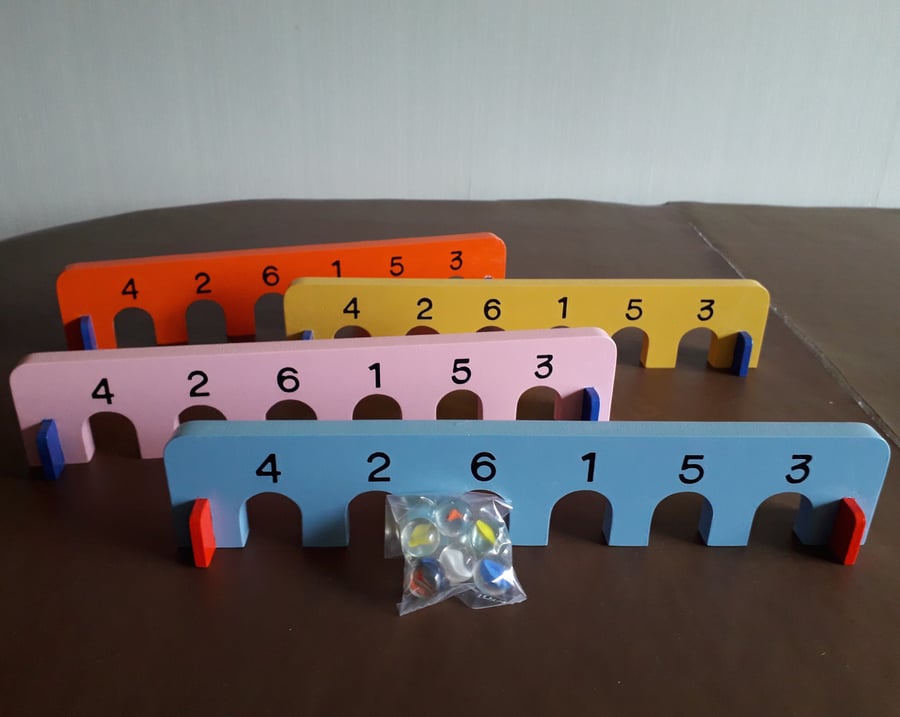 Wooden Marble Arch Game