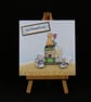 'Champagne with Love' Anniversary greeting card - Image 1