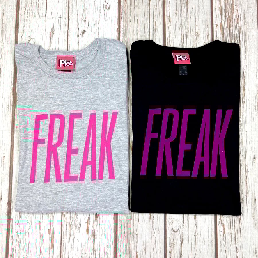 Freak t-shirt. Unisex Fit Organic Cotton fun top 