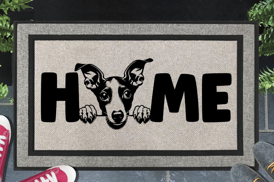 Italian Greyhound Home Door Mat No.1 - All Weather Doormat - 45x70cm 