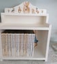 Wooden Bookcase Shelf Display Unit Made Using Peter Rabbit Beatrix Potter Design - Image 1