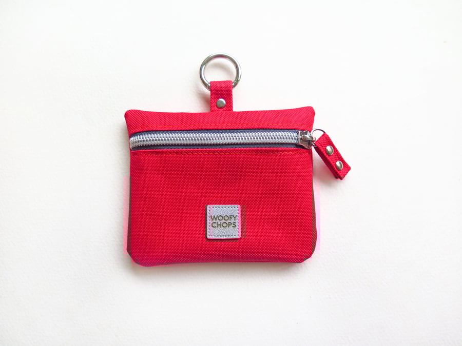 Waterproof Dog Treat Bag Pouch - RED