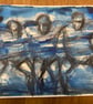 Front Row View – original acrylic ink painting, unframed - Image 2