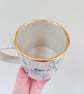 Botanical mug with gold rim  - Image 4