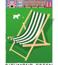 RICHMOND GREEN DECKCHAIR A3 Print - Image 4