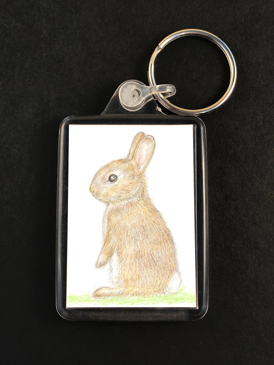 Little Wild Rabbit - Keyring