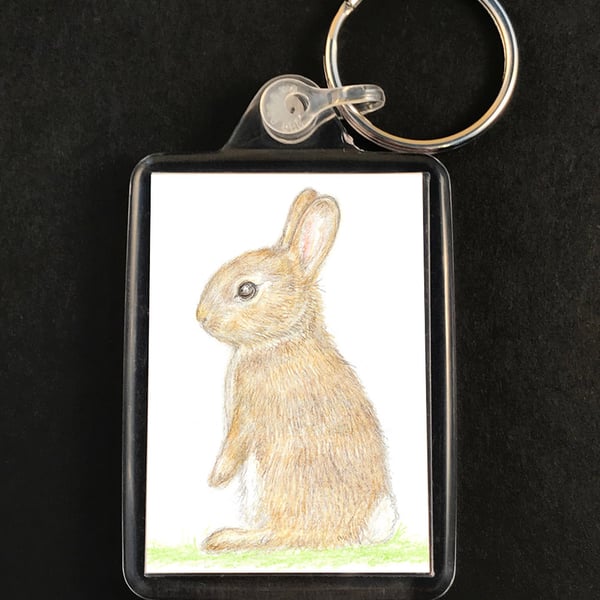 Little Wild Rabbit - Keyring