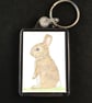 Little Wild Rabbit - Keyring - Image 1