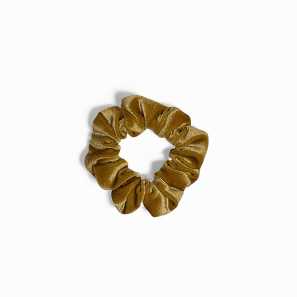 Mustard Velvet Scrunchie - Regular