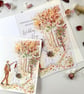 Congratulations on your wedding day, wedding card, autumn wedding - Image 6
