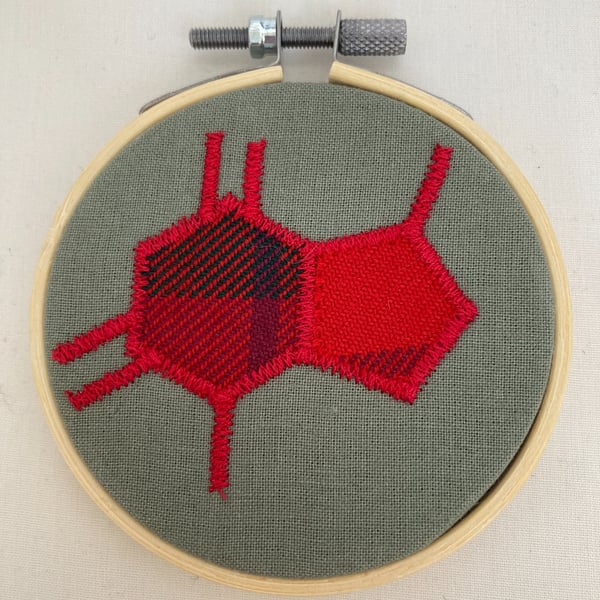 Theobromine Tartan Mini Wall Art 