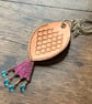 Fish pouch keyring 