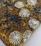 Coastal Dreams Textile Art: burnt orange - DEEP UNFRAMED - Image 5