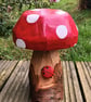 Red Toadstool with Ladybird - Image 2