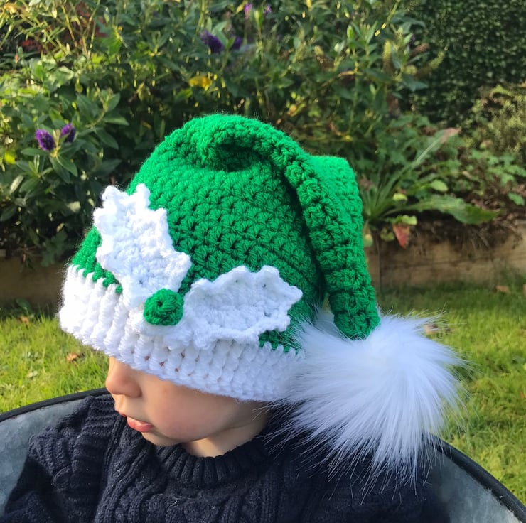 HOT Free Crochet Christmas Hat Crochet Baby Elf Hat Crochet Elf