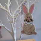 Needle felted bunny rabbit - Multiple colours available
