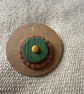 LOTR inspired polymer clay door pin badge 