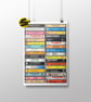 Greatest Albums of the 1970s Print - Vintage '70s Cassette Print