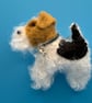 Wire Haired Fox Terrier Dog Brooch Handmade  - Image 2