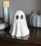 Handmade White Ghost Ornament - Image 2