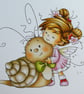 Fairy With Snail Birthday Card - Happy Birthday - Image 2