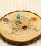 Chakra Stitch Markers - Knitting & Crochet Options Available - Set of 7 Gemstone - Image 4