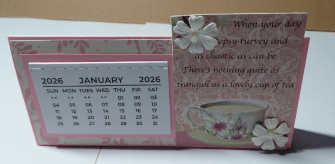  Handmade Desktop Calendar