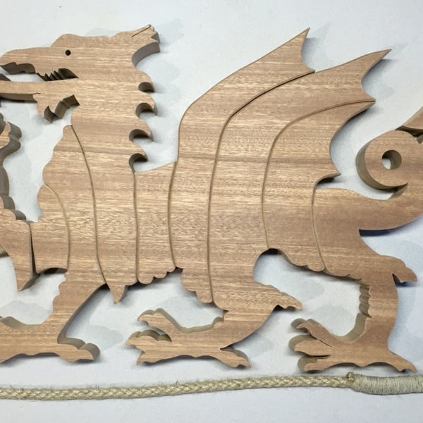 Dragon Trivet in Sapele