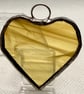 Stained glass small heart, ORANGE and YELLOW - Image 8