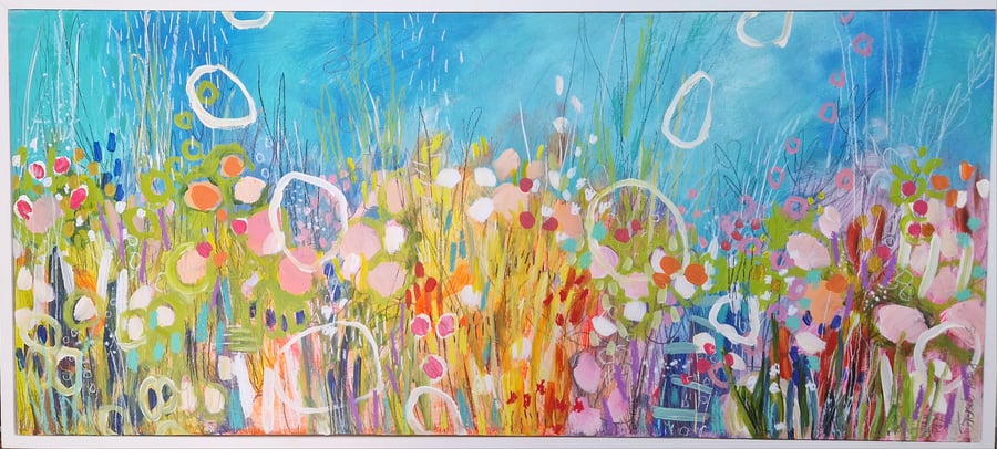 'Joy' Original mixed medium painting 