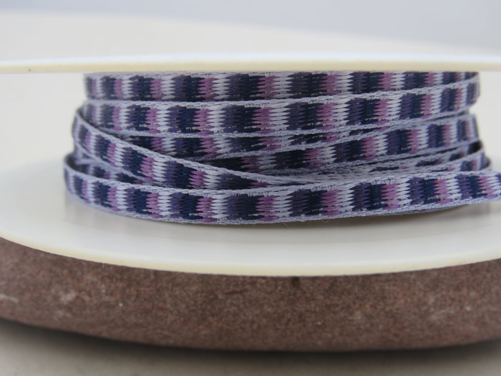 2m Berisfords Ditto Narrow Purple Satin Braid