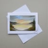 greetings card original art landscape blank card ( ref F 436.H3 )
