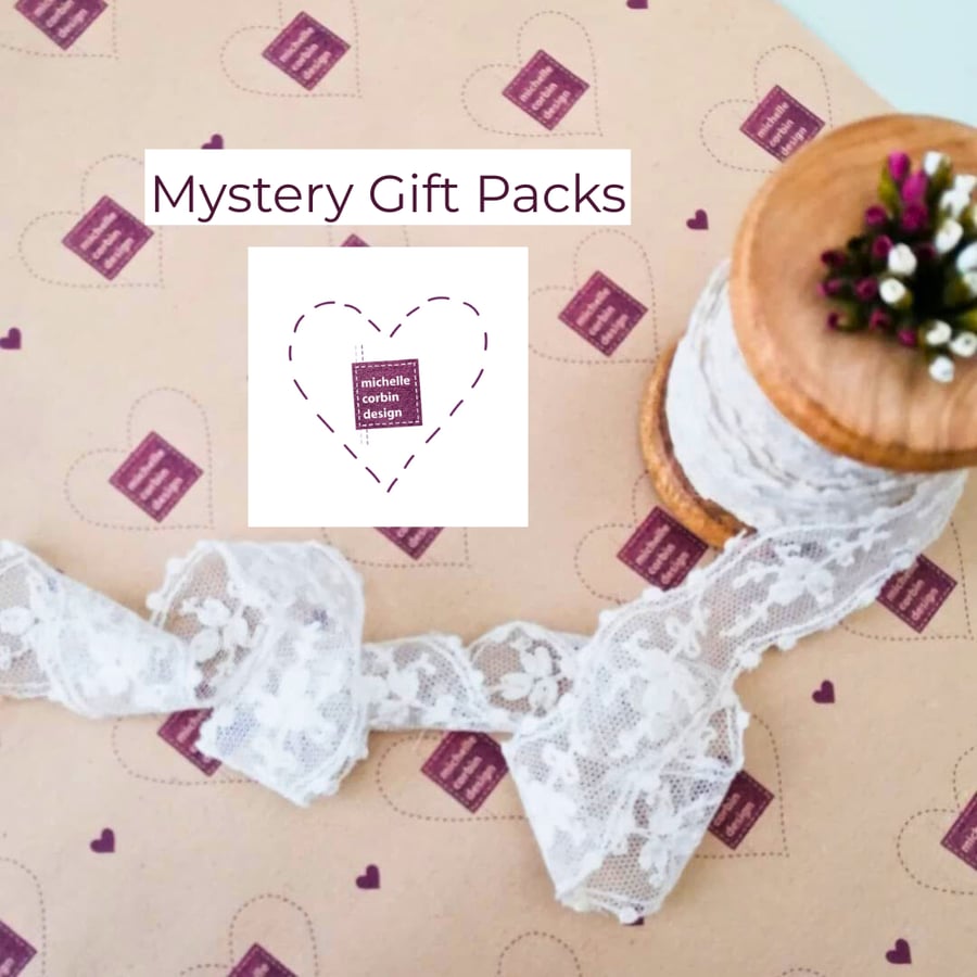 Mystery Gift Pack, filled with stationery and handmade gifts