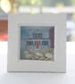 Shadow Box Seaside picture with Pebbles - Image 1