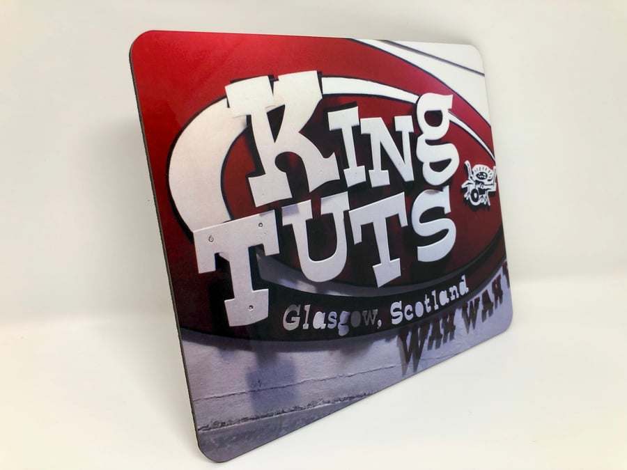 King Tuts, Glasgow high gloss placemat 