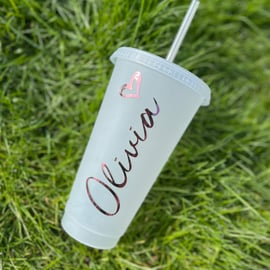 Personalised 24oz cold cup 