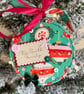 Personalised Bauble Print Hoop - Christmas Family Hoop  - Image 2