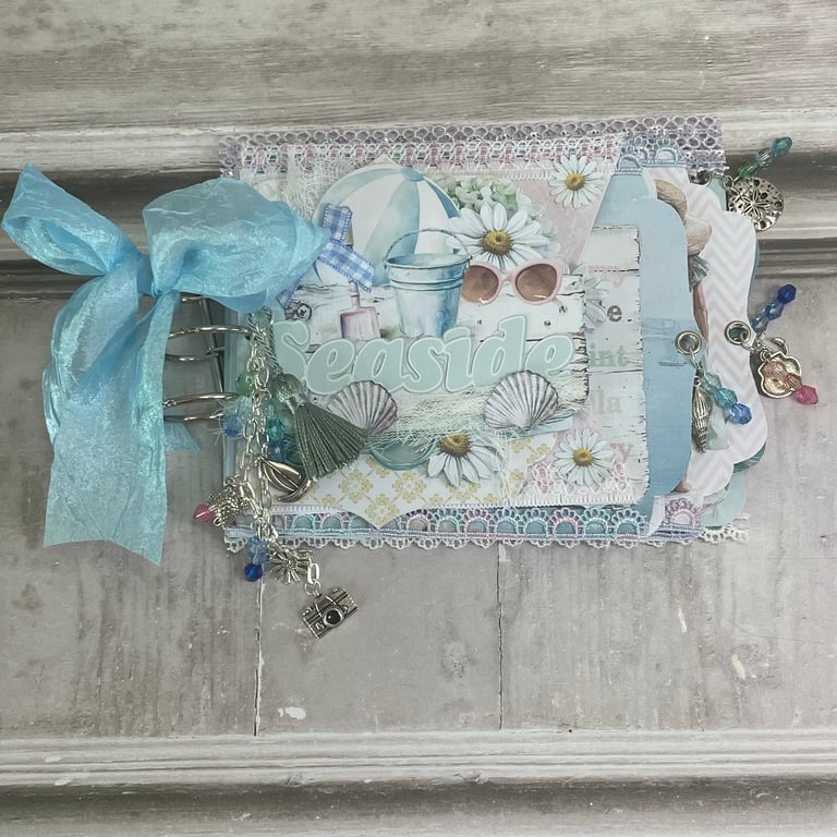 Mini Photo Album Seaside by Carolee Crafts CR 0005